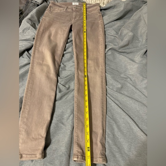 Hudson Women's Size 26Nico Mid Rise Ankle Super Skinny Jeans khaki/light brown - Picture 8 of 9